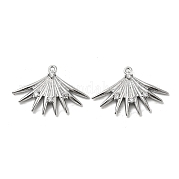Латунные микропаве прозрачные подвески с фианитом KK-H460-15P