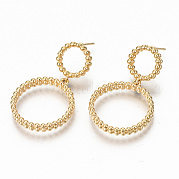 Серьги-гвоздики из латуни KK-R117-028-NF