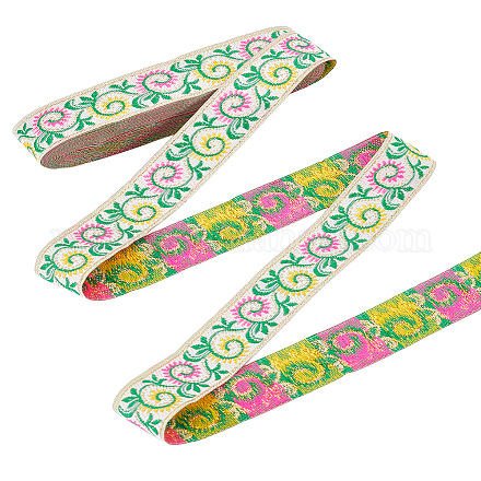 Полиэстер Grosgrain ленты OCOR-WH0063-25B-1