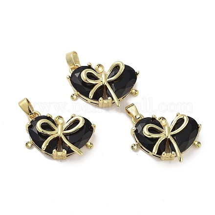 Подвески из настоящего латунированного стекла из золота 18 карат KK-R161-02G-03-1