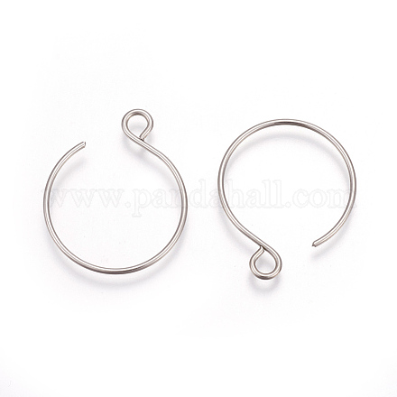 Крючки для сережек из нержавеющей стали марки 304 STAS-L216-02A-P-1