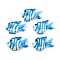 Handmade Lampwork Beads, Fish, Sky Blue, 17~18x24~26x15~16mm, Hole: 1.1mm