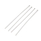 304 Stainless Steel Flat Head Pins, Stainless Steel Color, 60x0.5mm, Head: 1.2mm