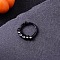 316L Stainless Steel Micro Pave Cubic Zirconia Hoop Nose Rings, Round, Inner Diameter: 10mm, Pin: 1.2mm