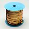 Eco-Friendly Plastic Paillette Beads, Sequins Beads, Ornament Accessories, Flat Round, Light Khaki, 6mm, about 100yards/roll