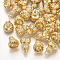 Brass Pendants Bail, Cadmium Free & Nickel Free & Lead Free, Tassel Cap Bail, Real 18K Gold Plated, 11x8mm, Hole: 1.6mm