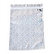 Glitter Holographic Star Plastic Packaging Yin-yang Zip Lock Bags, Top Self Seal Pouches, Rectangle, Silver, 21.8x15x0.01cm, Unilateral Thickness: 2.5 Mil(0.065mm)