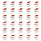 30Pcs Christmas Theme Alloy Enamel Pendants, with Crystal Rhinestone, Light Gold, Santa Claus, White, 21x16.5x2mm, Hole: 1.8mm