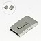 Tarnish Resistant 304 Stainless Steel Bayonet Clasps, Rectangle, 30x16x6mm, Hole: 3x15mm