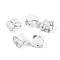 Natural Howlite Beads, Pyramid, 9~10.5x10~10.5x10~10.5mm, Hole: 1.2~1.4mm