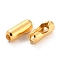 304 Stainless Steel Ball Chain Connectors, Golden, 13x5.5mm, Hole: 2.5mm, Fit for 4.5mm ball chain