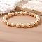 Natural Peach Moonstone Beads Stretch for Women