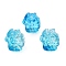 Glass Beads, Fox, Deep Sky Blue, 20x19x15mm, Hole: 1.2mm