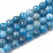 Natural Apatite Beads Strands, Round, 10mm, Hole: 1mm, about 37~38pcs/strand, 14.96~15.35 inch(38~39cm)