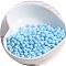 Macaron Baking Paint Glass Seed Beads, Fringe Teardrop Beads, Light Sky Blue, 5mm, 10g/Set