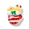 Christmas Theme Opaque Resin Decoden Cabochons, for Jewelry Making, Tableware, 25x19x8.5mm