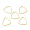 201 Stainless Steel Linking Rings, Triangle, Golden, 15x15.5x1mm