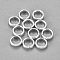 201 Stainless Steel Quick Link Connectors, Linking Rings, Closed but Unsoldered, Silver, 7x2mm, Inner Diameter: 5mm