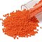 TOHO Round Seed Beads, Japanese Seed Beads, (50A) Opaque Bright Orange, 11/0, 2.2mm, Hole: 0.8mm, about 5555pcs/50g