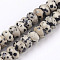 Natural Dalmatian Jasper Beads Strands, Rondelle, 8x5mm, Hole: 1mm, about 75pcs/strand, 15 inch
