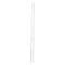 Iron Big Eye Beading Needles, Seed Bead Needle, Platinum, 100x0.5mm