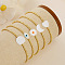 5Pcs Bohemian Summer Glass Seed Beaded Bracelets Sets, Shell Beads Bracelets Sets for Women, Mixed Shapes, Inner Diameter: 6-7/8 inch(17.5cm)