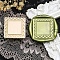Square Flower Frame Brass Stamp Heads, for Wax Seal Stamp, Wedding Invitations Making, Golden, 22x22x14mm, Inner Diameter: 7.5mm