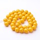 Естественно Mashan нефрита круглые бусины нити G-D263-10mm-XS07-3