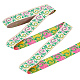 Полиэстер Grosgrain ленты OCOR-WH0063-25B-1