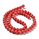 Синтетические имперские нитки из бисера яшмы G-I199-35-6mm-D-8