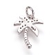 Латунные микро проложить кубического циркония подвески ZIRC-K070-38P-2