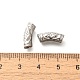 Изогнутые трубчатые бусины из нержавеющей стали 304 STAS-I321-27P-3