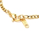 Браслеты на ногу из нержавеющей стали 304 Figaro chains AJEW-AN00452-5