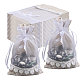 Мешочки для хранения из мешковины и органзы ABAG-WH0040-13-1