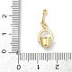 Латунь эмаль подвески KK-U062-39G-3