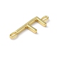 Подвески из латуни с покрытием для стойки KK-P245-07G-F-2