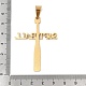 Большие подвески из нержавеющей стали 304 STAS-U040-04G-3