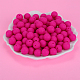 Круглые силиконовые фокусные бусины SI-JX0046A-35-3