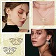 12 шт. подвески из нержавеющей стали 201 двух цветов STAS-SC0005-11-5