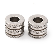 Европейские бусины из нержавеющей стали 304 STAS-I149-34P