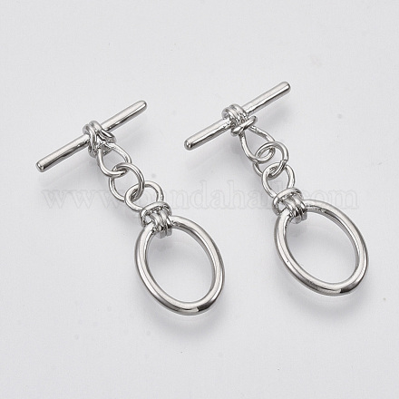 Латуни Переключить застежками KK-T051-16P-NF-1
