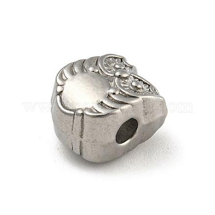 Бусины из нержавеющей стали марки 304 STAS-A091-12P-1