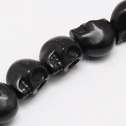Синтетических нитей бирюзовые бусы TURQ-G113-10x12mm-09-1
