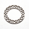 Tarnish Resistant 304 Stainless Steel Infinity Linking Rings, Stainless Steel Color, 35x2mm, Hole: 23mm