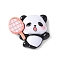 Pandan Theme Resin Cabochons, Badminton, 25.5x29.5x9.2mm