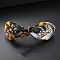 Bowknot Acrylic Hair Barrettes, Hair Accessories for Women & Girls, Yellow, 90x30mm