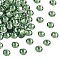 Preciosa® MAXIMA Crystal No Hotfix Flatback Stones, Czech Crystal, Dura Foiling, Round(438 11 615 Chaton Rose), 50010 Erinite, SS8(2.3~2.5mm)