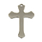 Tarnish Resistant Cross 201 Stainless Steel Pendants, Stainless Steel Color, 20x15x1mm, Hole: 1.5mm