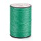 Round Waxed Polyester Thread String, Micro Macrame Cord, Twisted Cord, for Leather Sewing Stitching, Turquoise, 0.8mm, about 54.68 Yards(50m)/Roll
