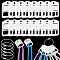 30Pcs Acrylic Spool Floss Bobbins, Thread Winding Boards, for Cross Stitch Embroidery Cotton Thread Craft DIY Sewing Storage, with 6Pcs Stainless Steel Wire Keychain Clasps, White, Board: 50x39.5x2mm, Hole: 5mm, Clasp: 150x2mm
